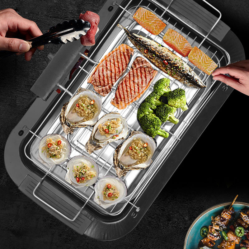 室内烧烤架无烟烧烤炉家用电烤肉炉锡纸烧烤电烤炉Z烧烤家用