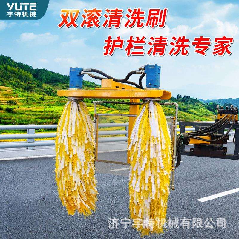护栏清洗车城市道路波形梁护栏清洁机高速公路隔音板清洗机