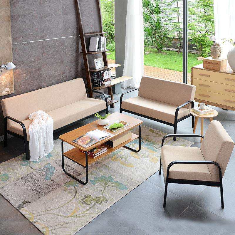 北欧家具创意沙发 家用简易美观铁艺沙发酒店餐厅咖啡厅卡座