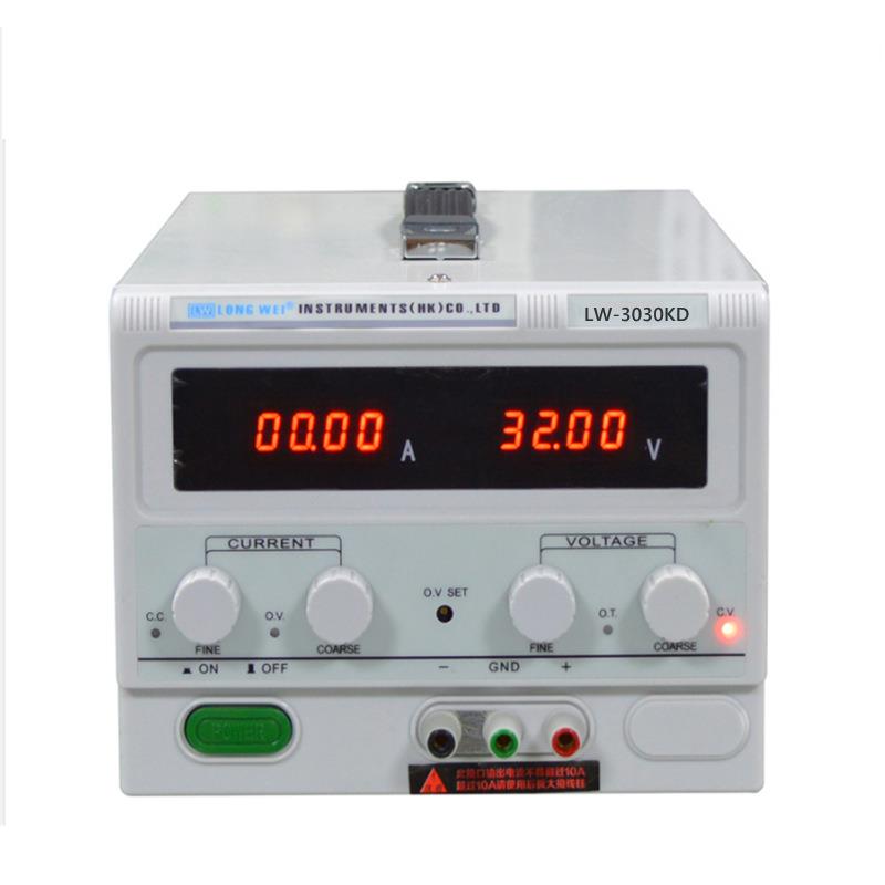供LW龙威LW-3030KD可调开关直流稳压电源/30V30A电镀电源维修电源