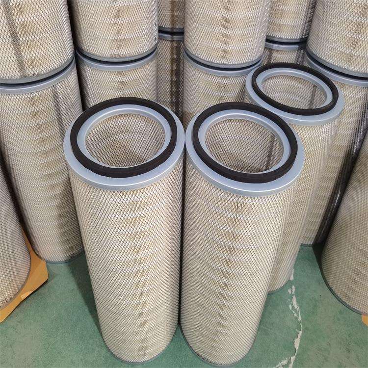 万泽现货供应钢厂自洁式空压机滤筒 HV滤纸除尘滤芯