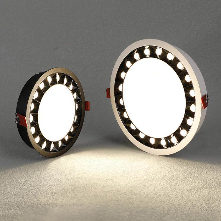 古镇工厂嵌入式格栅灯筒灯射灯一体灯防眩家装客厅走廊玄关护眼