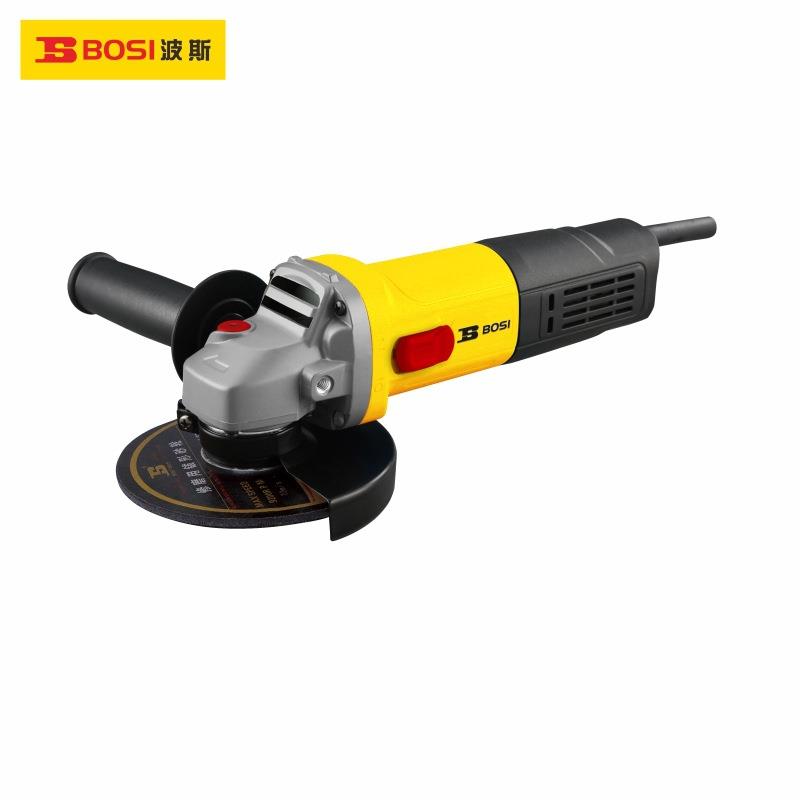 波斯125mm工业级重载1100W小蛮腰角磨机角向磨光机BS660211