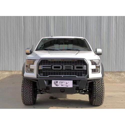 适用15-20年福特猛禽F150大管冲沙前杠竞技前护杠越野前保险杠