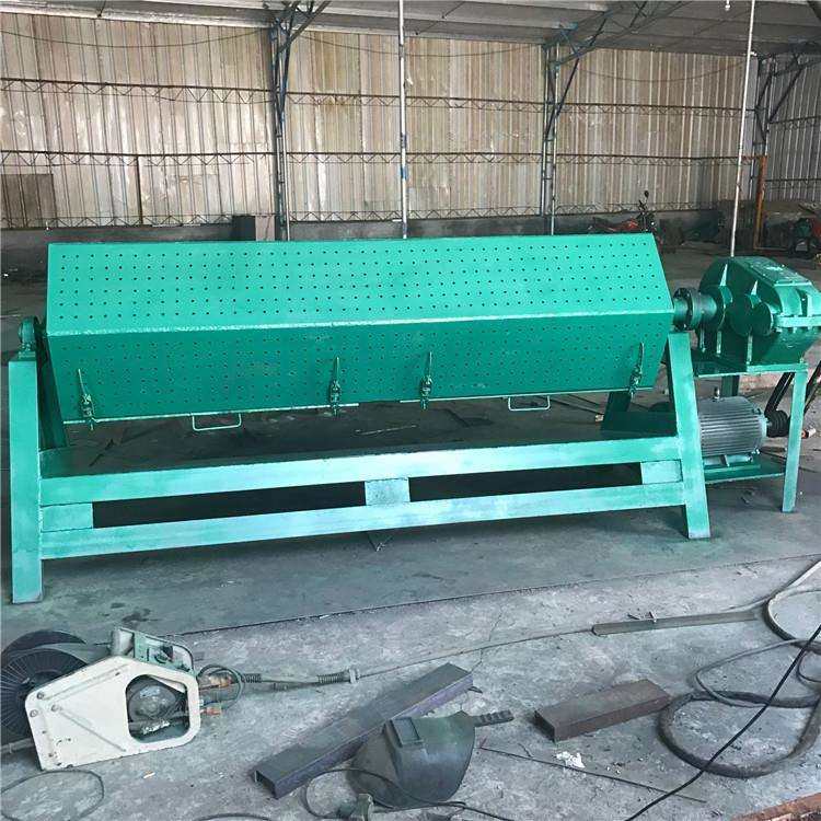 供应工业新型六角滚筒抛光机铁销铜销除锈带振动筛研磨抛光机