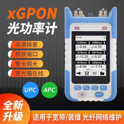 10GEPON/XGPON/XGSPON pon光功率计网络清查仪宽带拆机光猫在线