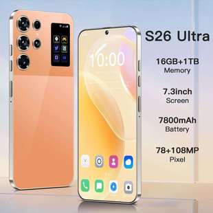 1T现货安卓手机源头工厂 7.3寸高清大屏16 跨境智能手机S26 Ultra