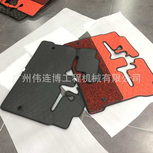 供应挖掘机住友SH120/200/210/300A1/A2驾驶室地板胶新款丝圈脚垫