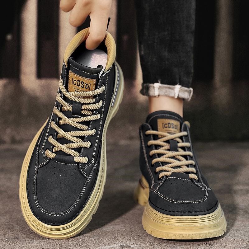 特大码男鞋冬季新款45加厚高帮46工装男板鞋47加大加宽靴子48棉鞋,流行男鞋,马丁靴,淘宝优惠券,粉丝福利购,淘宝优惠卷