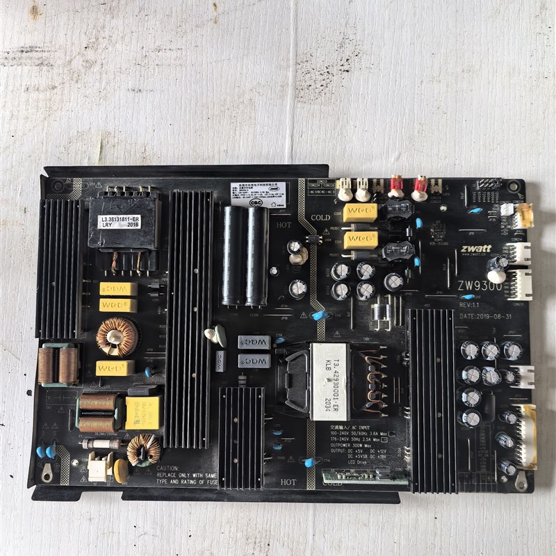 ZW9300-A-05m-P02商显电源广告机液晶电视电源Zwatt电源板300W