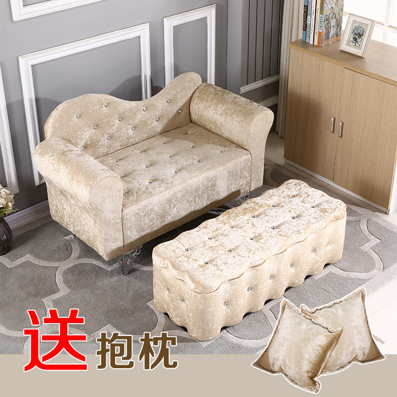 现代简约欧式布艺沙发单人双人三人小户型卧室KTV服装店铺贵妃椅,住宅家具,布艺沙发,淘宝优惠券,粉丝福利购,淘宝优惠卷