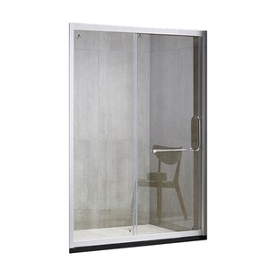 一字形淋浴房浴室隔断玻璃移门卫生间干湿分离洗澡间沐浴屏风8mm