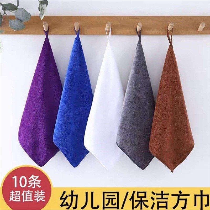 洗碗毛巾吸水擦桌布擦布白色家用餐厅抹布厨房用品家居家务清洁布