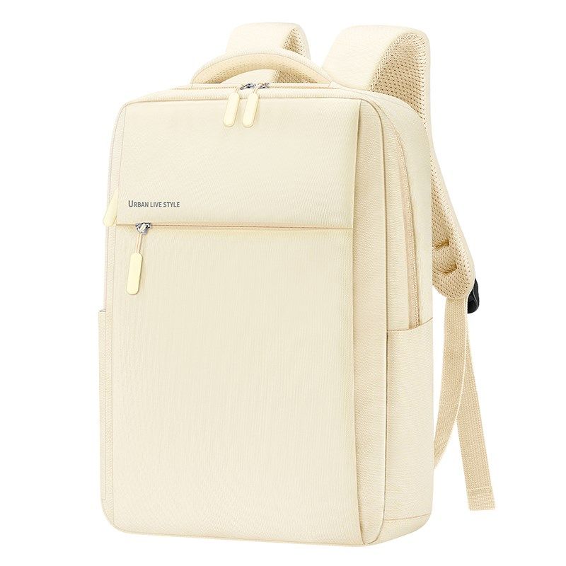 电脑双肩包女士笔记本背包通勤旅行商务女生书包男大学生2Z024新