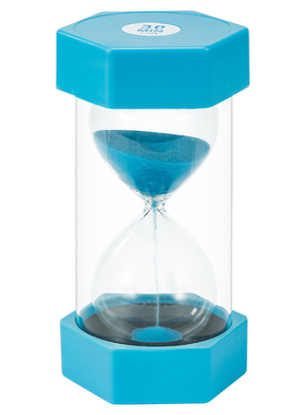 沙漏计时器儿童防摔15/30/60分钟半一小时时间流沙瓶漏斗毕业礼物