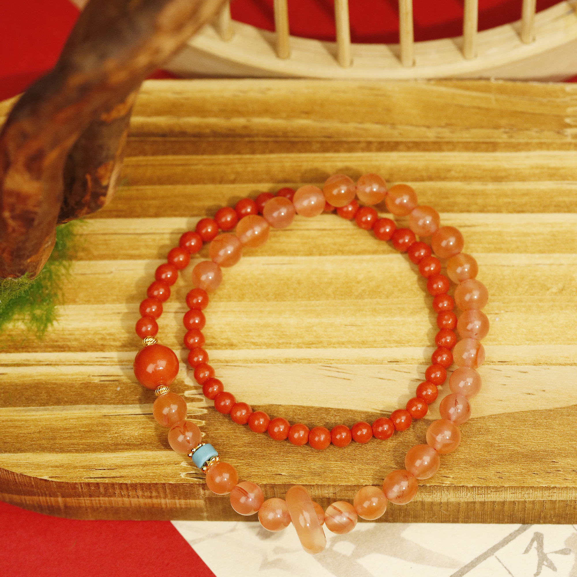 MIAOZhen&Bao天然南红珊瑚首饰