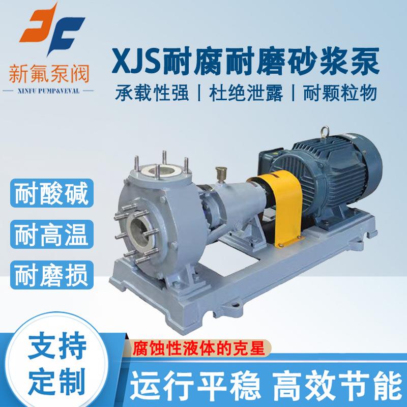 XJS耐腐耐磨砂浆泵脱硫脱硝泵酸洗泵耐酸碱防腐蚀耐颗粒物输送泵