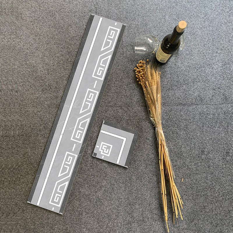 波导线瓷砖磁砖客厅地砖拼花金刚石过道J拨打线踢脚线地脚线波打