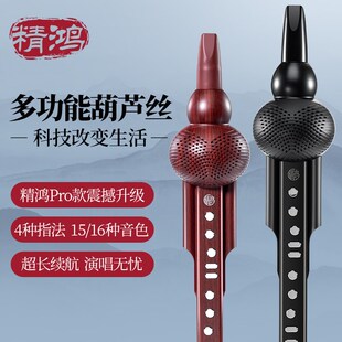 精鸿电葫芦丝乐器l国产电子吹管葫芦丝电笛电萨克斯中老年初学乐