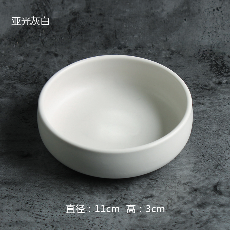 云和堂陶瓷韩式小圆碟家t用泡菜碗火锅碗味碟沾酱料碟小菜碟包邮