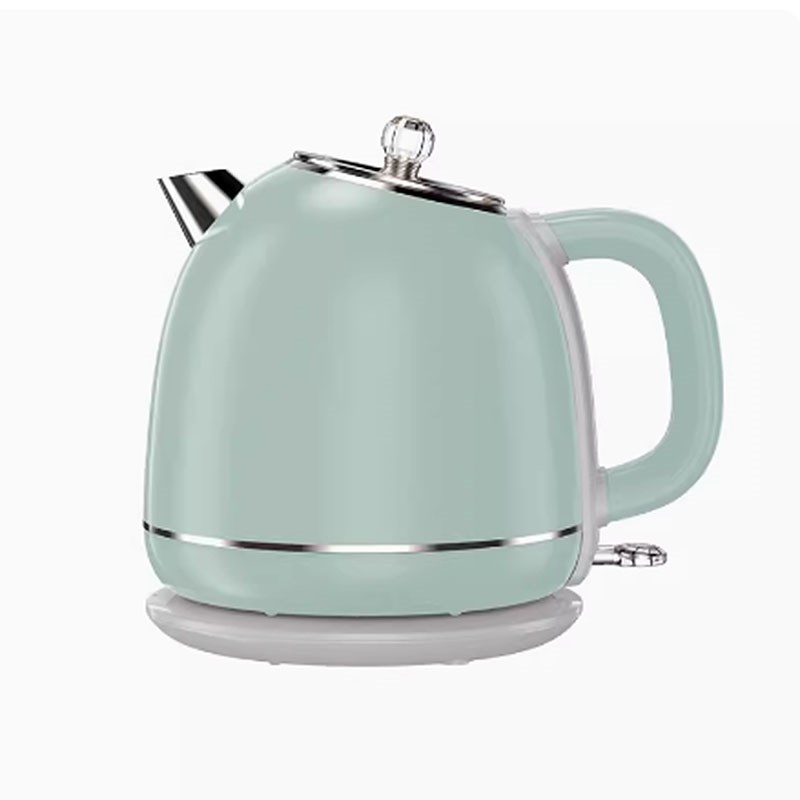 佑达电热水壶30j4不锈钢家用双层加厚复古烧水壶自断电1.7升大容