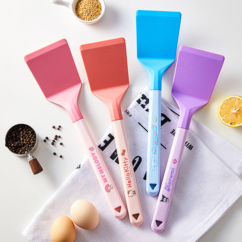 三丽鸥正版硅胶锅铲不粘锅专用炒菜铲子护锅耐高温卡通锅铲全套