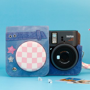 拍立得mini41保护套壳甜心牛仔相机包instax甜酷收纳包配件
