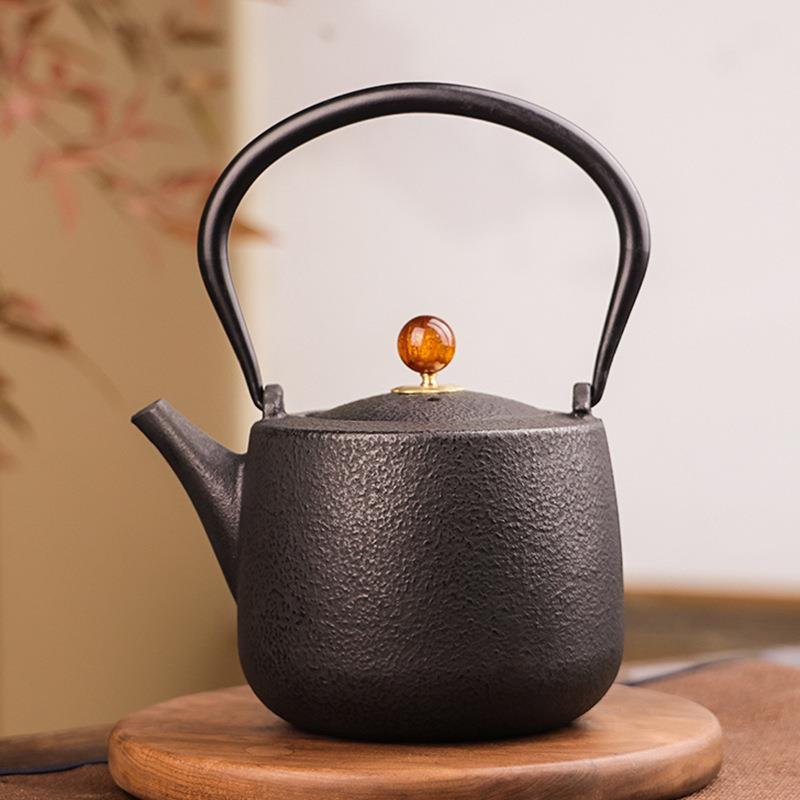 典工堂铁壶无涂层南部铸铁壶手提素壶生铁壶烧水壶家用茶具煮茶壶