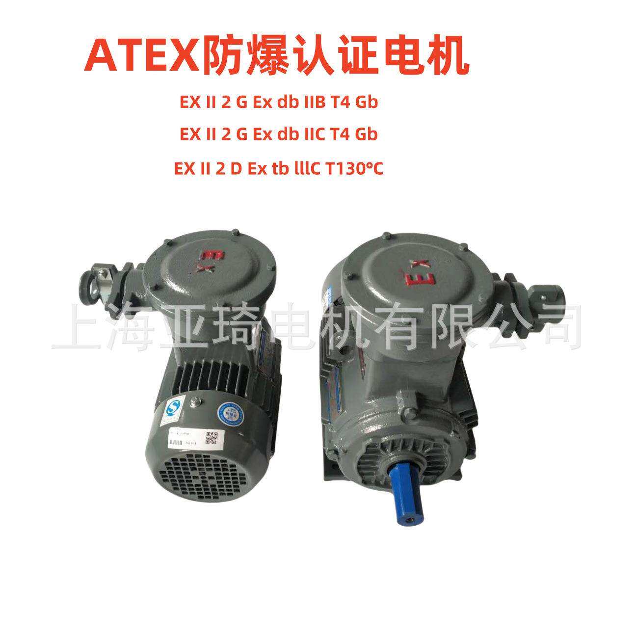 ATEX认证防防爆电机AEX II CT4 防爆马达上海上力防爆EX II BT4