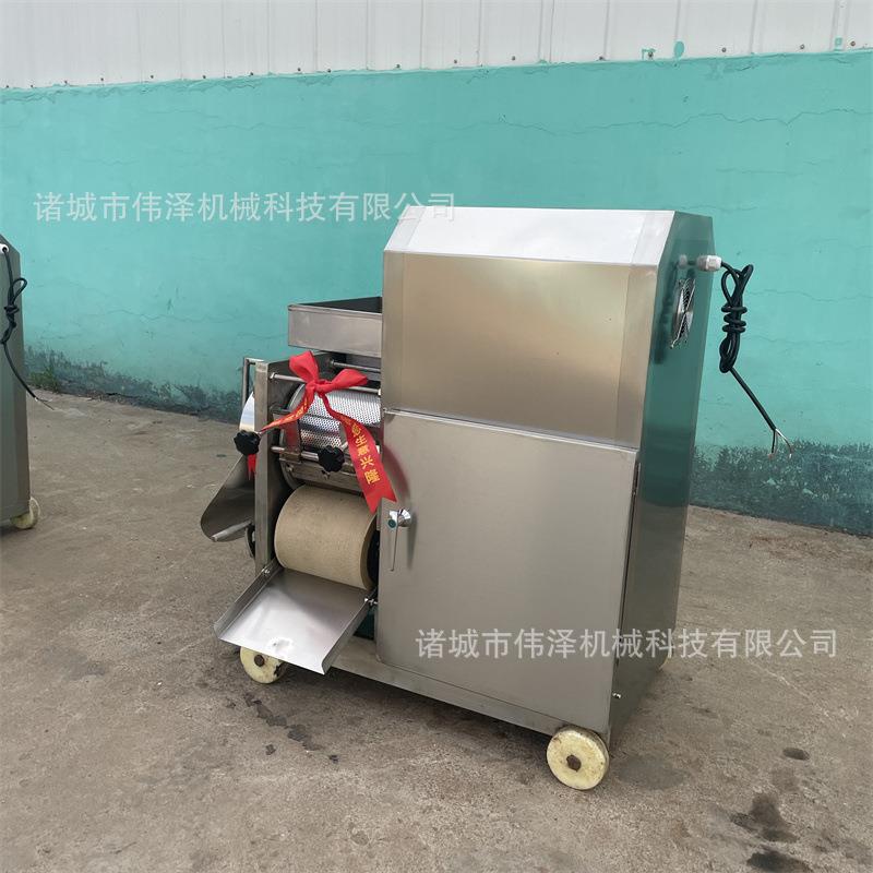 鱼肉糕采集机器 150鱼肉采肉机 绞鱼肉鱼皮脱刺机 鱼糜加工机器