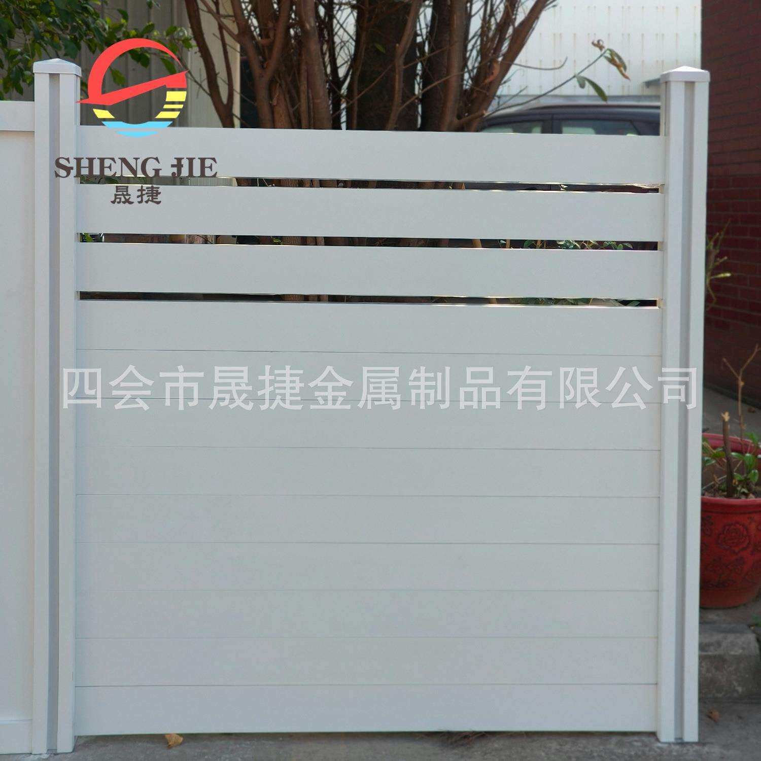 庭院大门户外铝合金别墅门铝艺院子门花园门自建简约房单双开大门