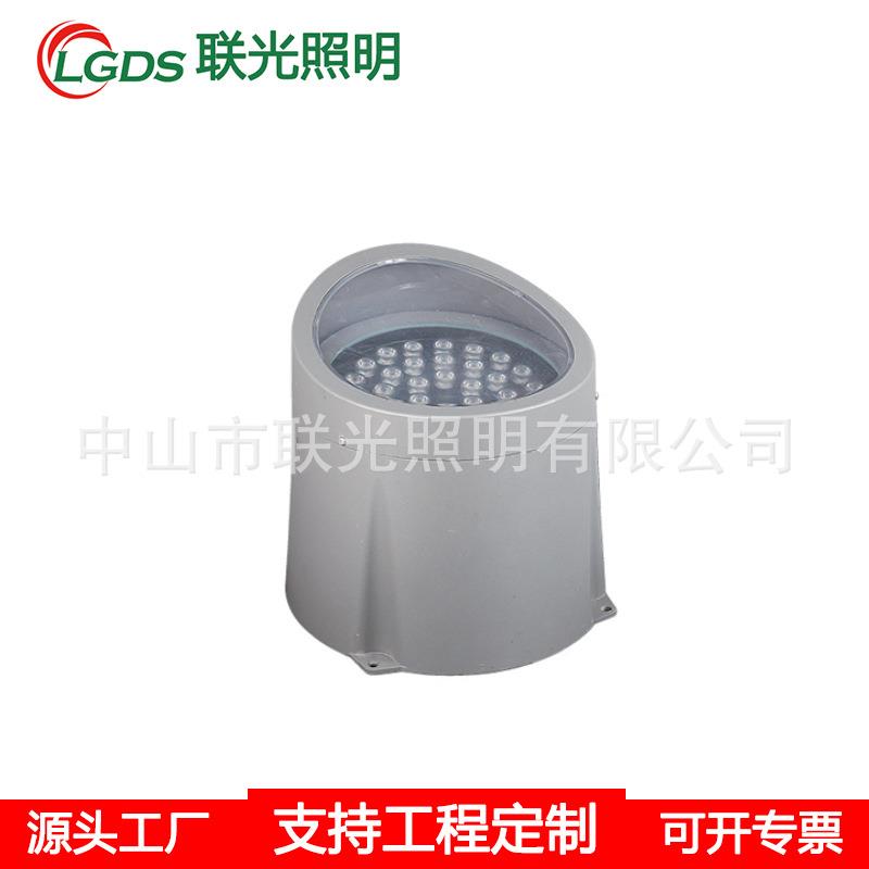 立体式LED明装地埋灯户外防水遮光射树灯圆形照树灯COB埋地灯