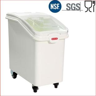 金德面粉车 面粉桶 酒店面粉桶 81升面粉车 透明滑盖 防潮防虫