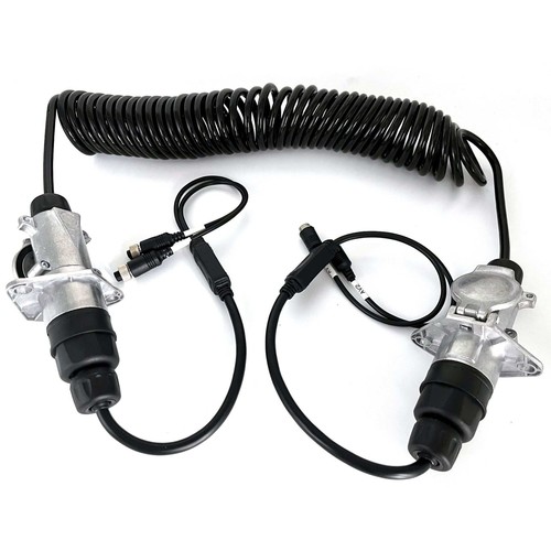 Trailer Parts 7Pin Coil suzi cable truck trailer connector