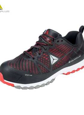 代尔塔301301安全鞋防砸防刺穿耐300℃热接触防滑劳保鞋黑红色1双