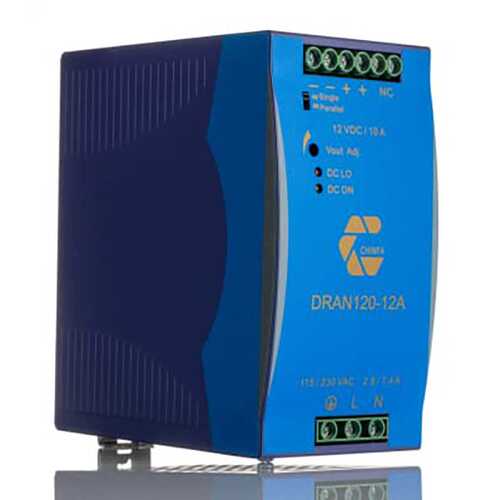勤发Chinfa DRAN120-12A导轨电源90-264V输出12V直流10A输出120W