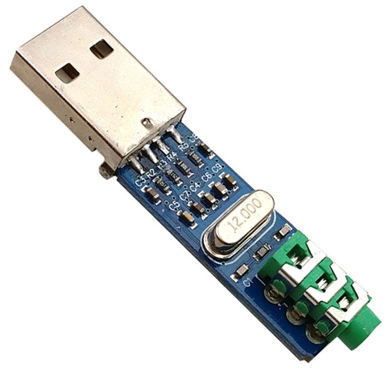 mini USB DAC 迷你usb dac 解码器PCM2704 USB声卡模拟DAC解码板