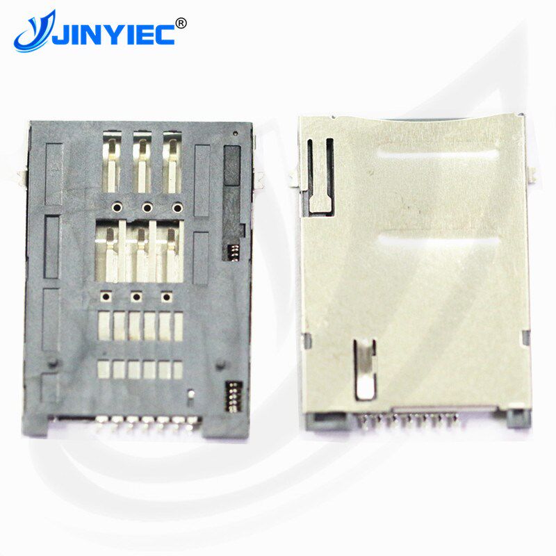 京熠SIM卡槽 6PIN+1P SIM 6+1平板电脑 7P 大卡抽屉式卡托 双压