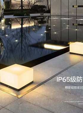 2025太阳能灯 柱头灯led别墅门口的灯仿云石柱头灯价格 walllight