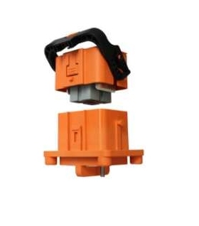 Amphenol电动车辆连接器170A额定电流橙色公法兰安装MINIMSDM000