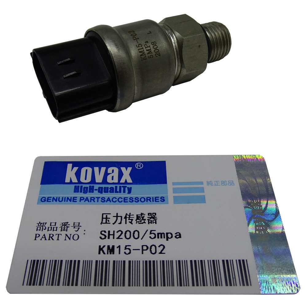 KOVAX 压力传感器SH200/5mpa KM15-P02挖掘机配件 低压传感器