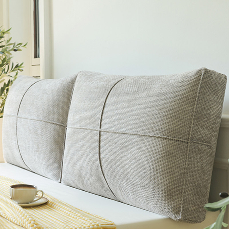 简约风床头靠背榻榻米软包卧室床上靠垫阳台飘窗沙发长靠枕可拆洗,居家布艺,床头靠垫,淘宝优惠券,粉丝福利购,淘宝优惠卷