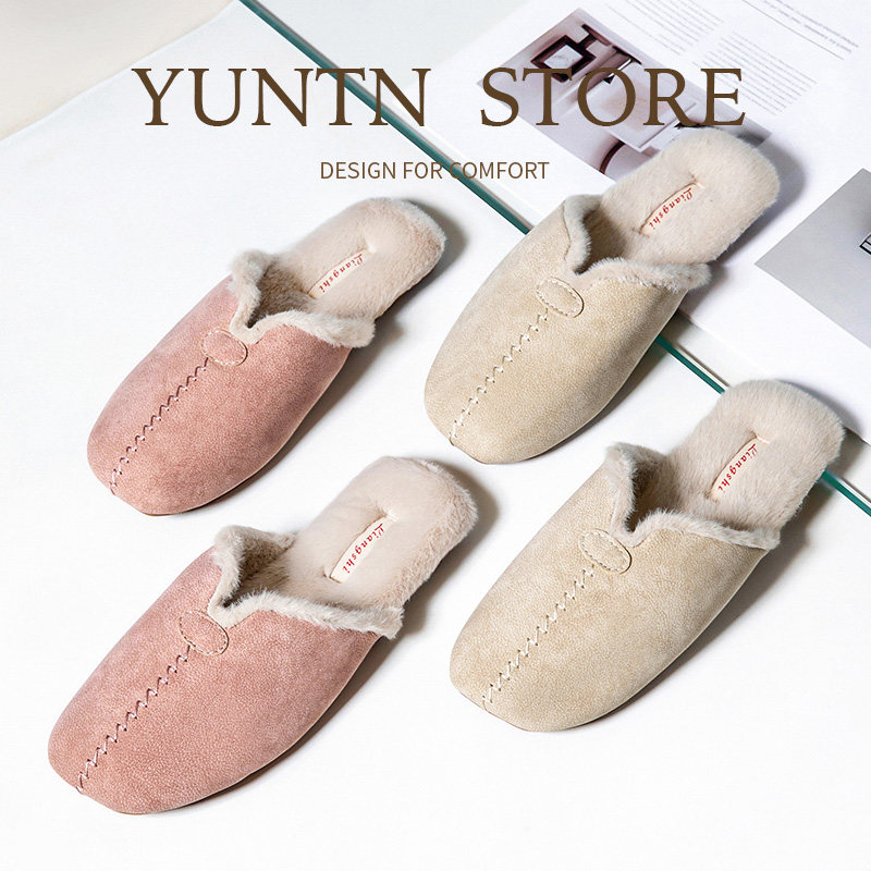 高级感哑光防水PU皮情侣棉拖鞋女轻便防滑简约加绒保暖居家男秋冬,居家布艺,居家棉拖/棉鞋,淘宝优惠券,粉丝福利购,淘宝优惠卷