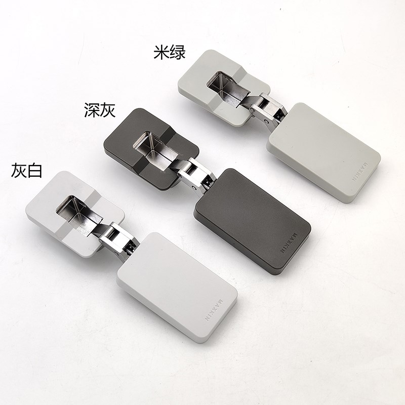 MAXKIN8MM厚不锈q钢精铸铰链超薄缓冲高端门铰橱柜衣柜门全阻尼铰