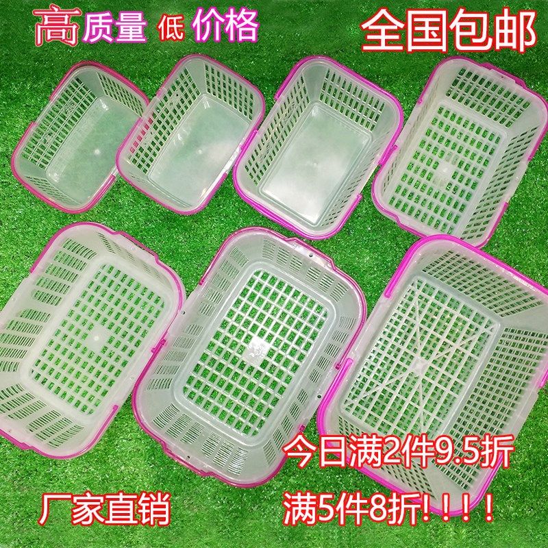 手提塑料5斤1h0斤装水果篮杨梅篮草莓葡萄桃李子采摘篮白色水果筐