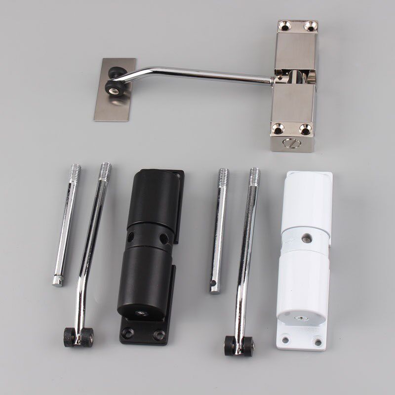 简易闭门器自动关门p后关门器弹簧合页缓冲隐形闭合器家用家具
