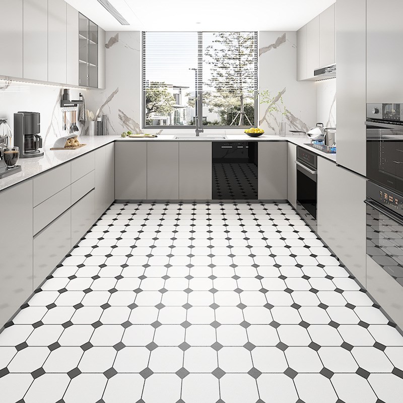 pvc阳台地垫飘窗防滑防油防水厨房地板垫子可擦免洗入户皮革地毯