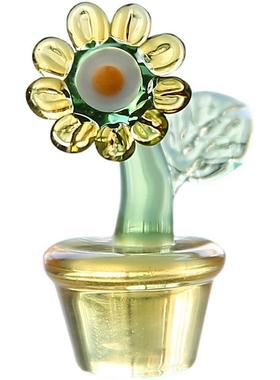 七隐 网红车载摆件手工玻璃车载小摆件家居微景观摆件送女生礼物