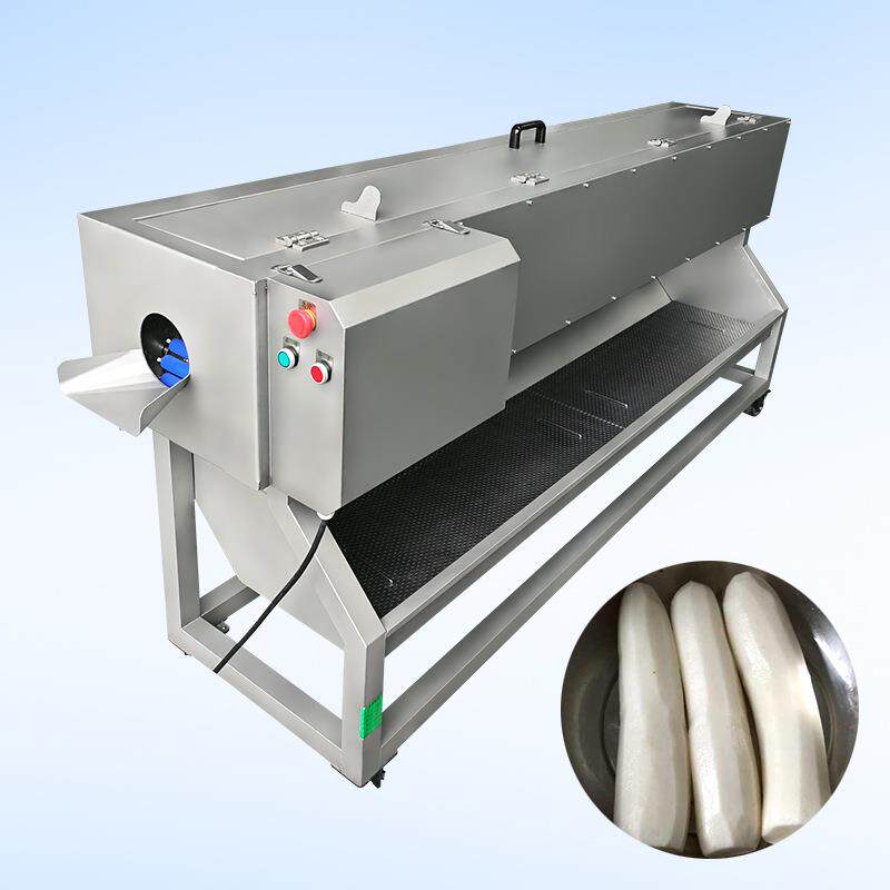 全自动白萝卜去皮机长条粗山药削皮机大型莱菔菜头刮皮机