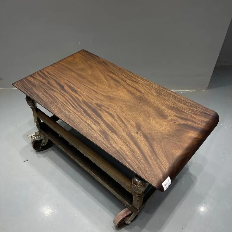 南美黑胡桃木实木大板茶桌餐桌会议工作桌茶几茶台简约胡桃木大板